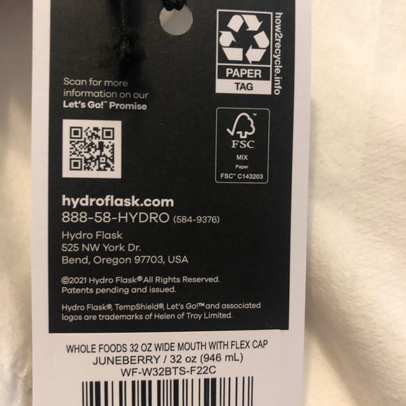 Limited Edition Whole Foods Exclusive Hydro Flask. Color: Juneberry - Picture 2 of 4